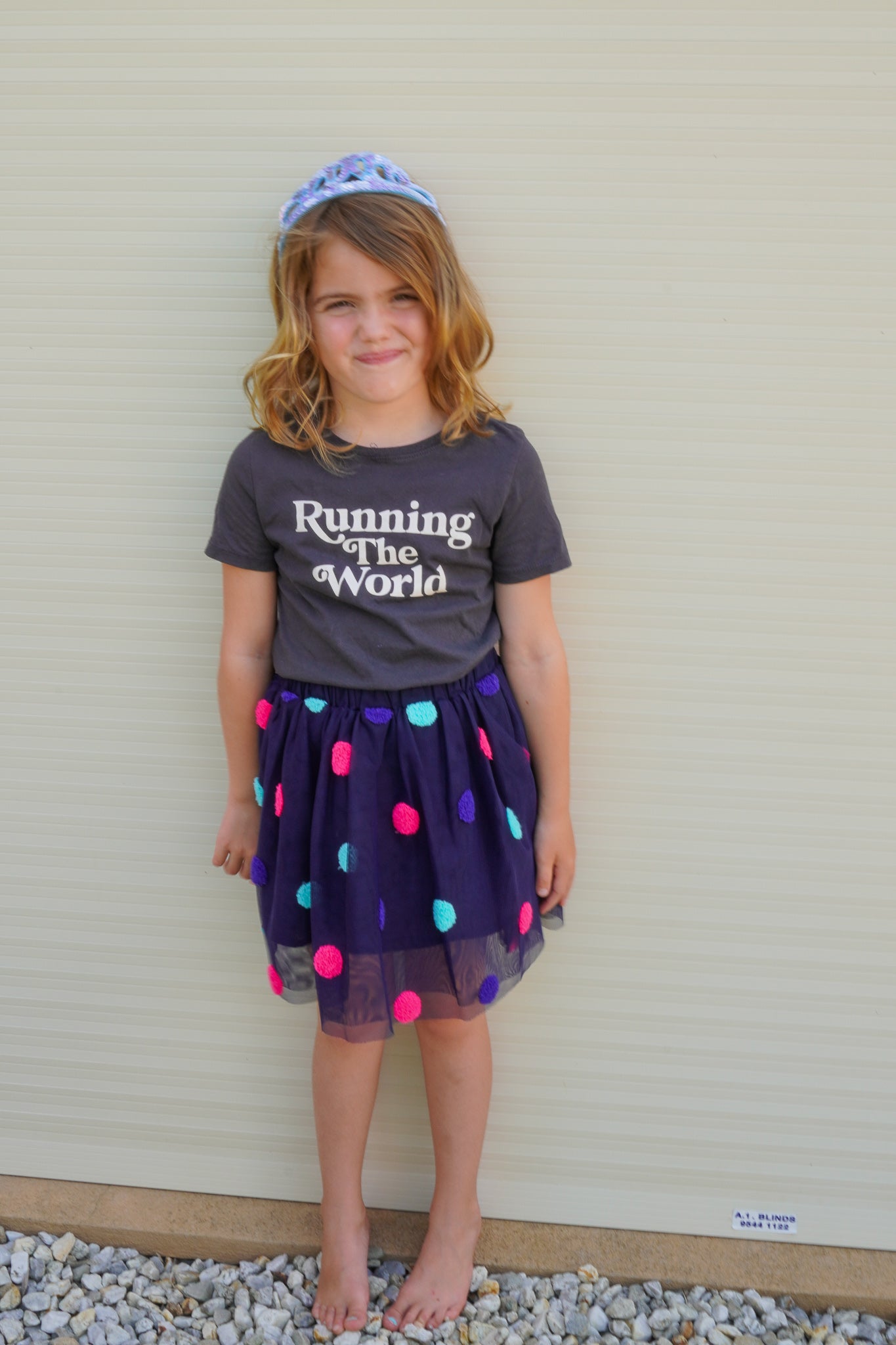 Milkshake Navy Blue Tutu